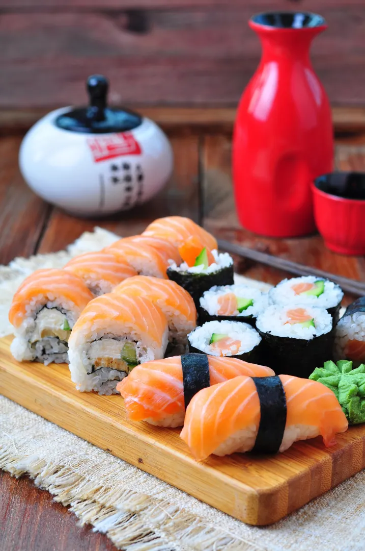 Leckere Sushi Rolle
